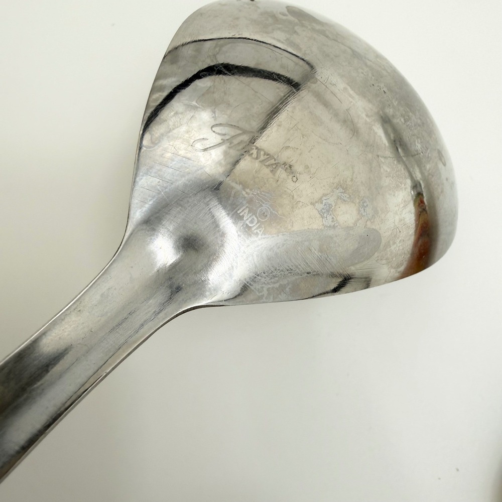 Rare Fiestawear Stainless Two Piece‎ Rainbow Chevron Salad Server Fork Spoon Set - Picture 7 of 8